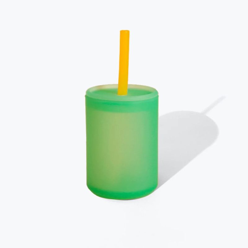 1024x1024 avanchy small silicone training cup with straw frosted green