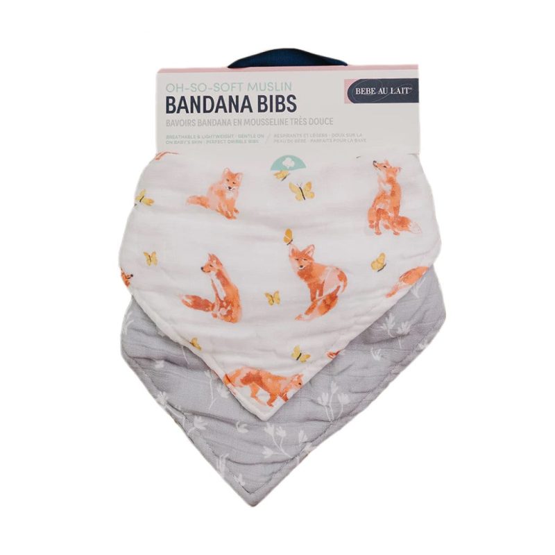 1024x1024 bebe au lait luxury muslin baby bandana bib fox tales prarie