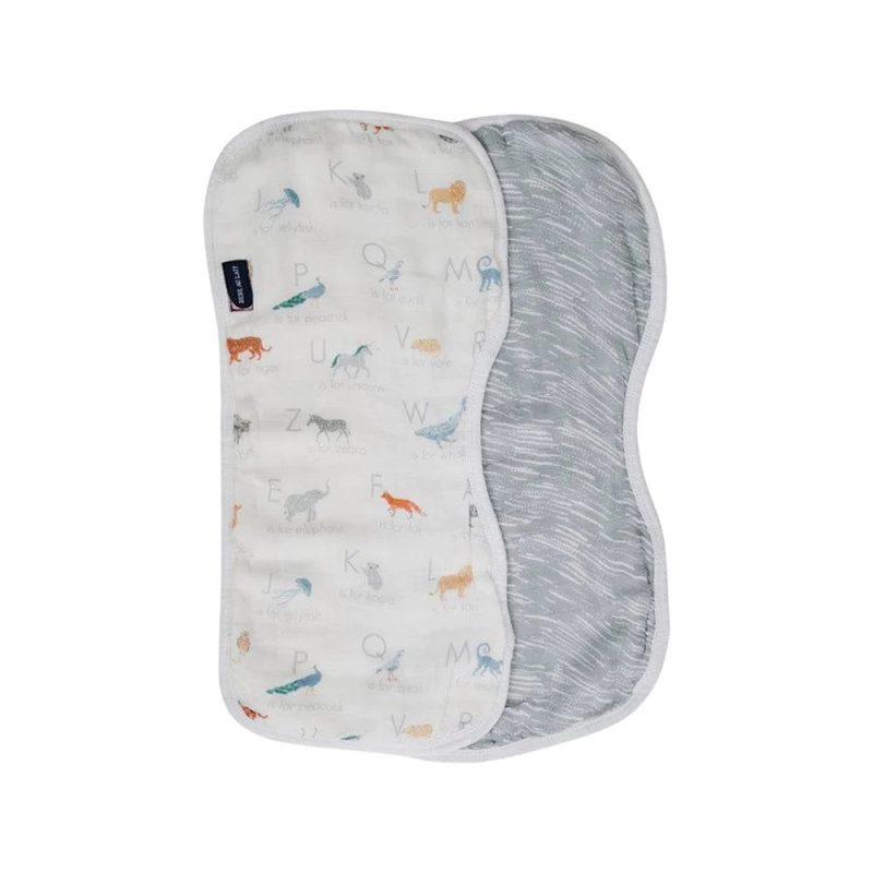 1024x1024 bebe au lait luxury muslin burp cloth set animal alphabet gray crayon