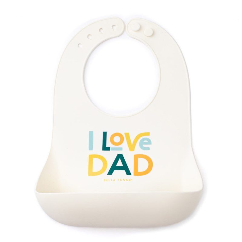 1024x1024 bella tunno wonder bib silicone baby roll up bib i love dad