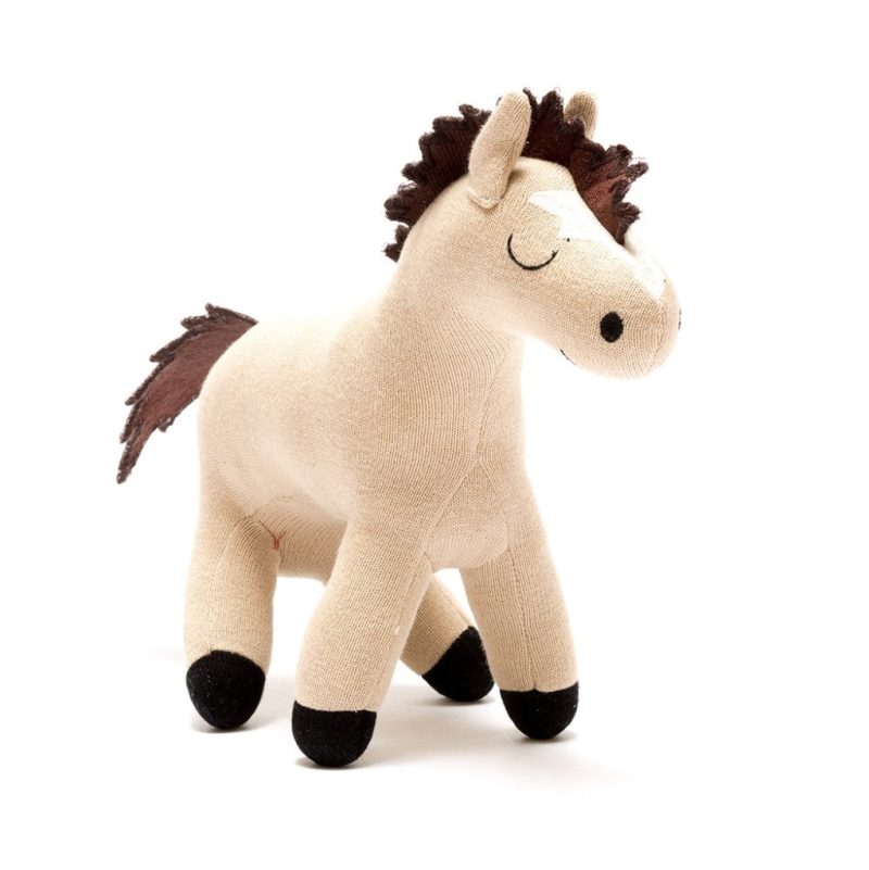 1024x1024 best years ltd organic knit soft horse plush toy