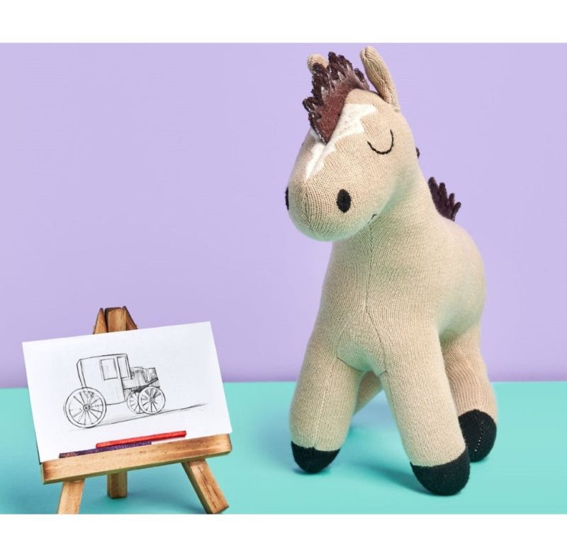 1024x1024 best years ltd organic knit soft horse plush toy lifestyle