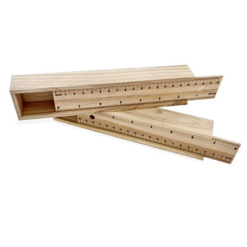 1024x1024 eco kids wooden sliding pencil box case with ruler