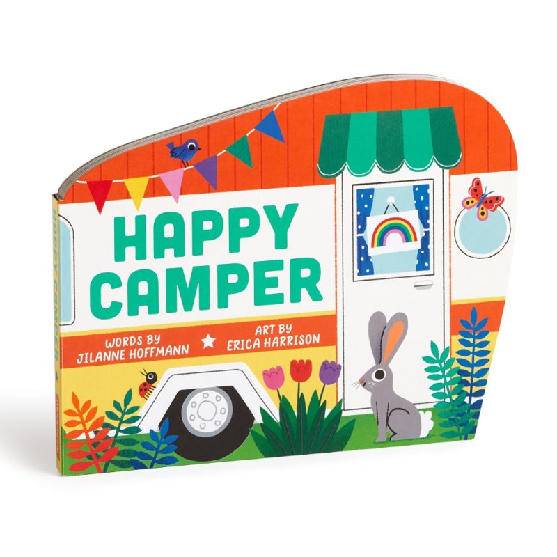 1024x1024 happy camper shaped board book