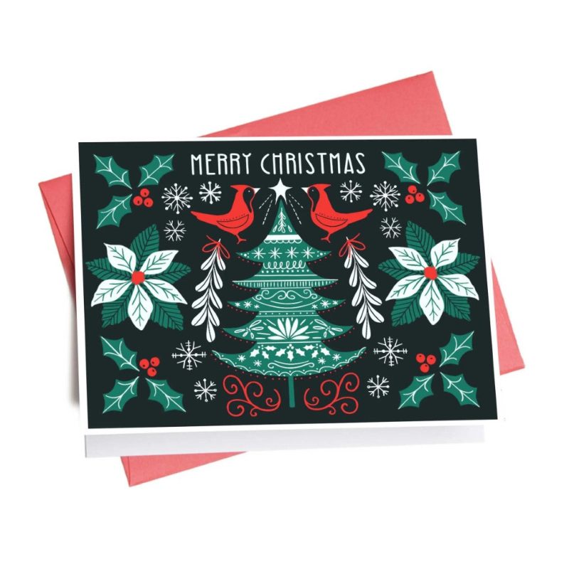 1024x1024 inkwell cards holiday sweater holiday christmas greeting card