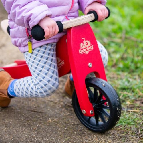 1024x1024 kinderfeets tiny tot wooden balance bike tricycle red lifestyle