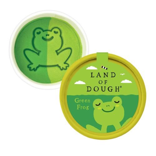 1024x1024 land of dough mini play dough cup green frog