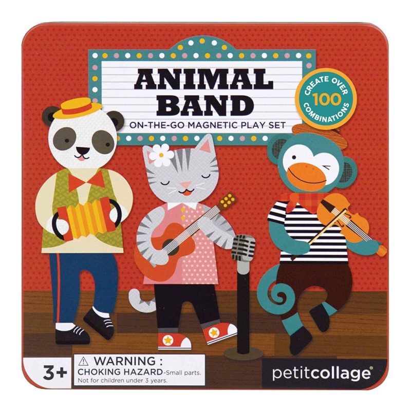 1024x1024 petit collage on the go animal band mix and match magnetic play set front