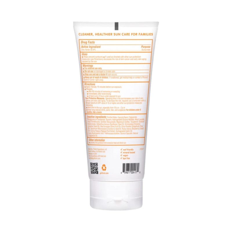 1024x1024 thinkbaby safe baby sunscreen spf 50 6 oz back label