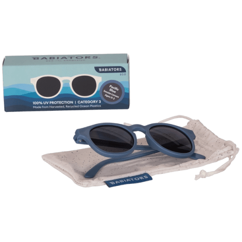 babiators eco collection kids baby sunglasses keyhole pacific blue pack shot