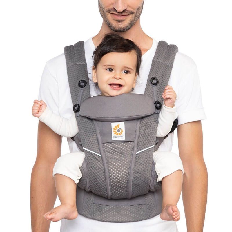 baby carrier omni breeze graphite grey 5