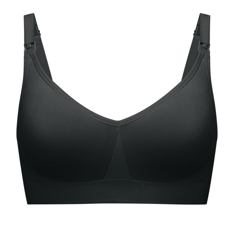 body silk seamless nursing bra bravado designs black