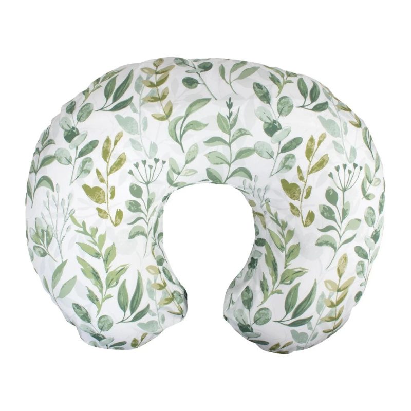 boppy original feeding infant support pillow the boppy company green foliage 6