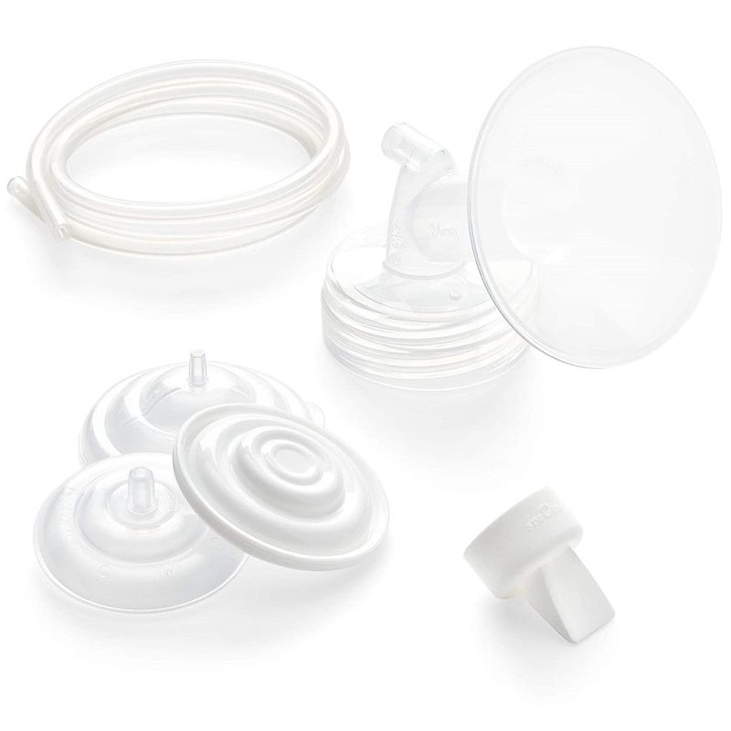 breast flange set spectra baby usa mothers milk inc