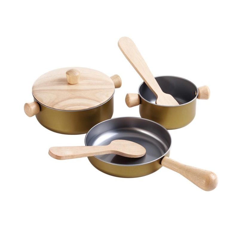 cooking utensils playset plantoys