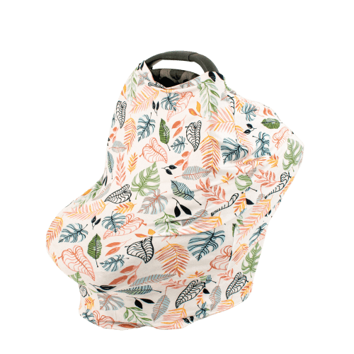 cotton jersey 5 in 1 cover nursing covercar seat covercarrier covershopping cart coverscarf bebe au lait tropicana 11