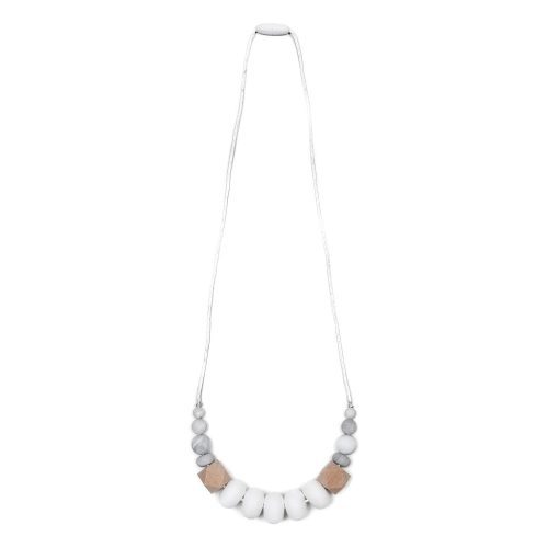 harper teething necklace goobie baby whitemarble 8