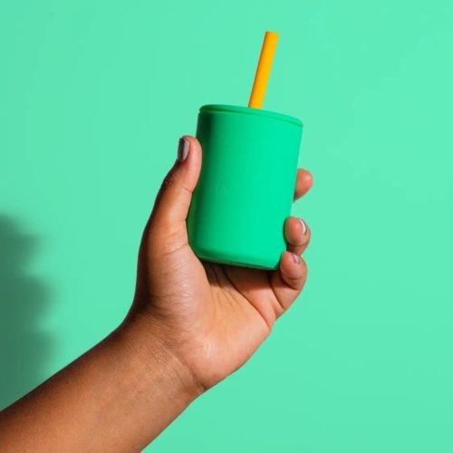 la petit mini silicone training cup with straw 5 oz avanchy 3