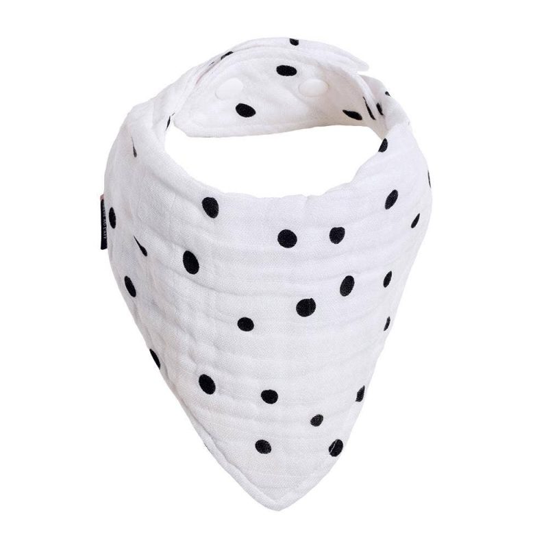 luxury muslin bandana bib dottie bebe au lait