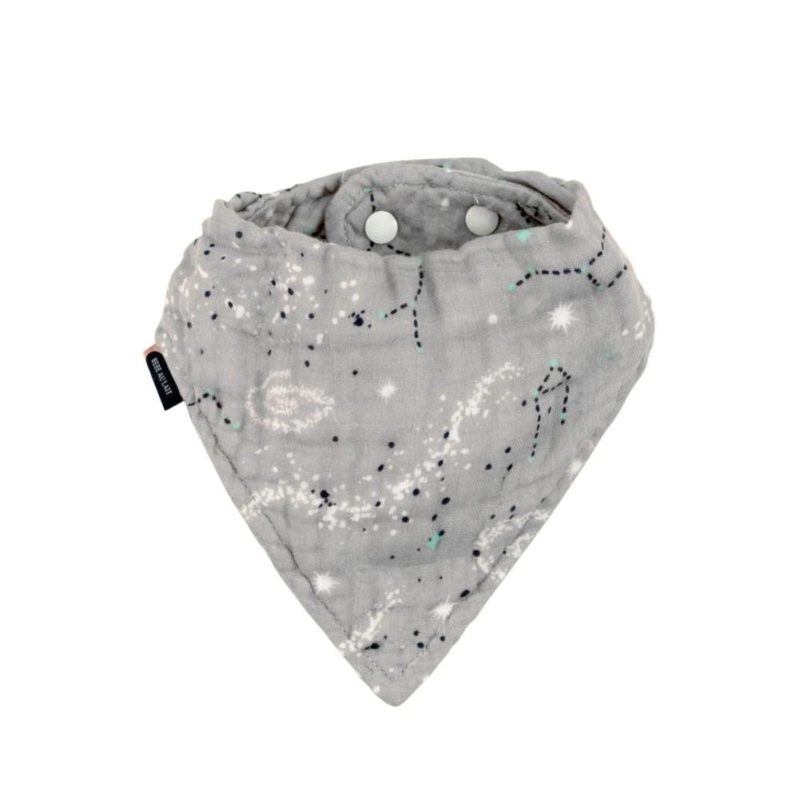 luxury muslin bandana bib galaxy bebe au lait