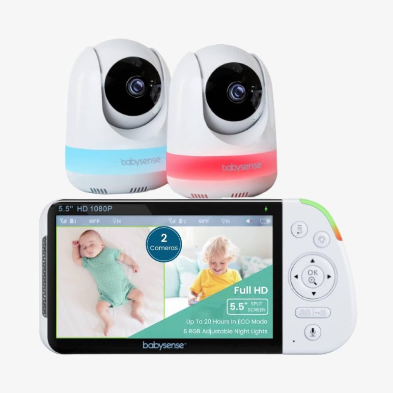 maxview 55 inch 1080p full hd split screen baby monitor 257027