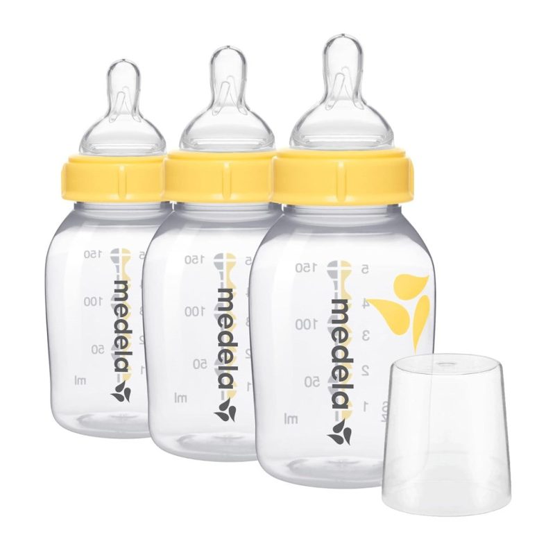 medela 5 oz feeding storage bottles with nipples