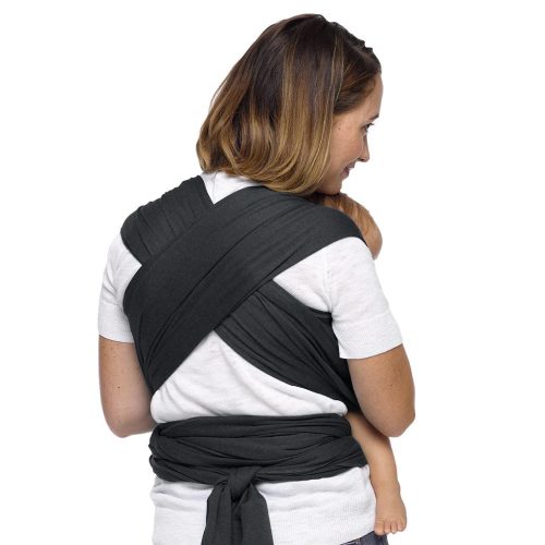 moby wrap Evolution Charcoal Back baby carrier