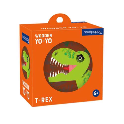 mudpuppy t rex wooden yo yo