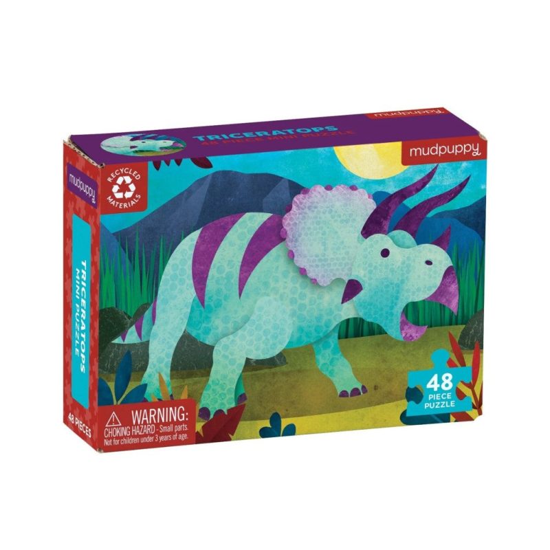 mudpuppy triceratops mini puzzle