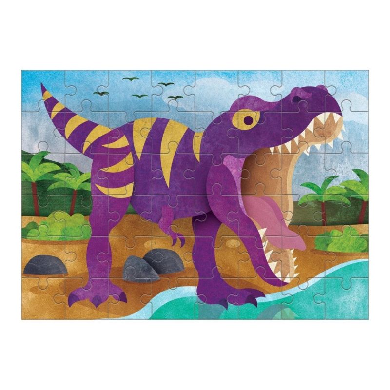 mudpuppy tyrannosaurus rex mini puzzle assembled