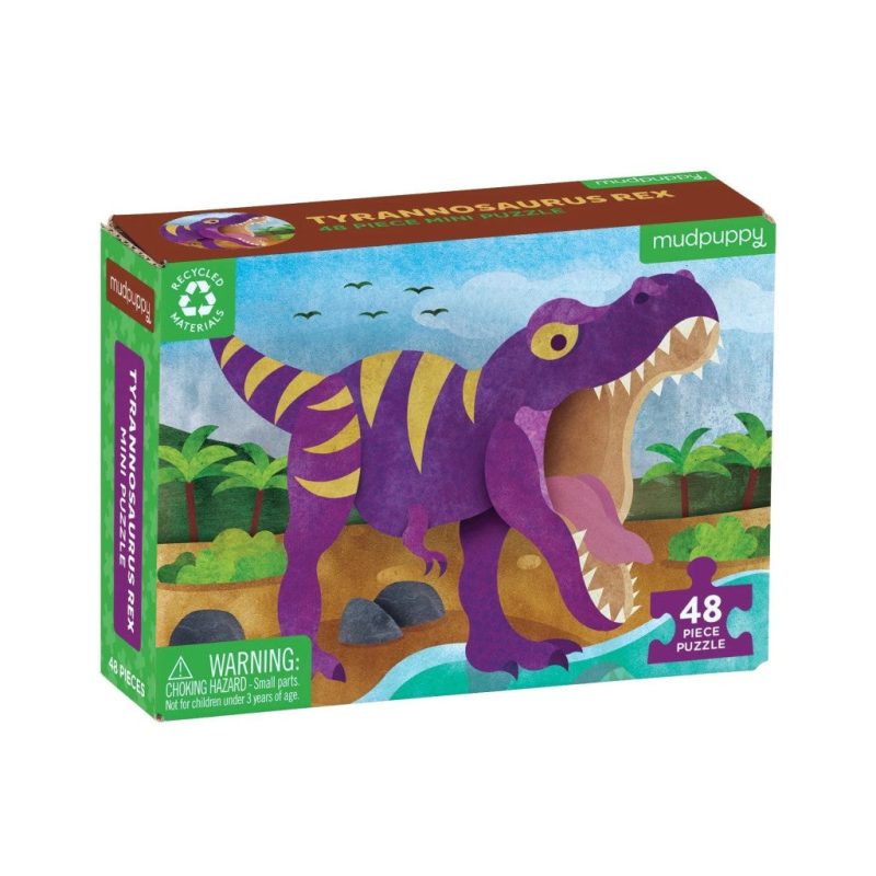 mudpuppy tyrannosaurus rex mini puzzle