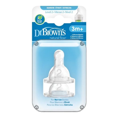 narrow bottle nipples dr browns level 2 3m 7