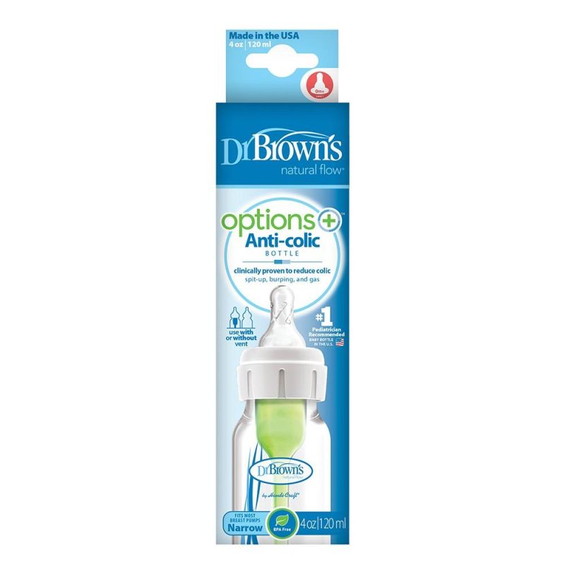 natural flowr options standard bpa free baby bottle 4 oz dr browns 2