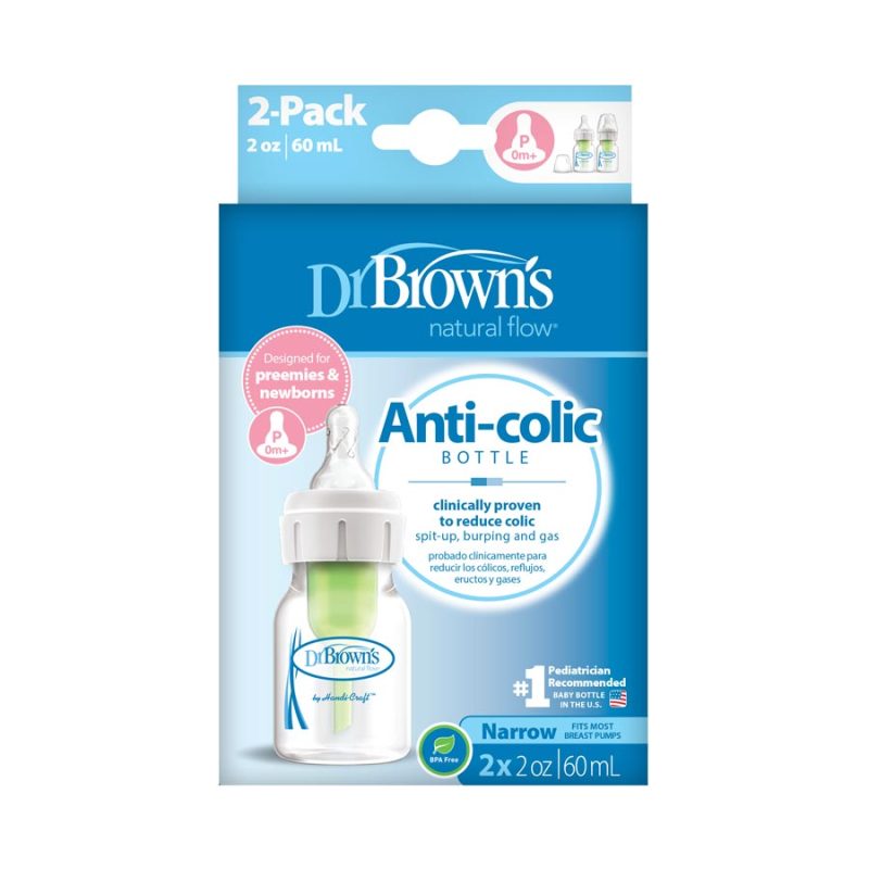 natural flowr optionstm 2 oz preemie baby bottle 2 pack dr browns 2