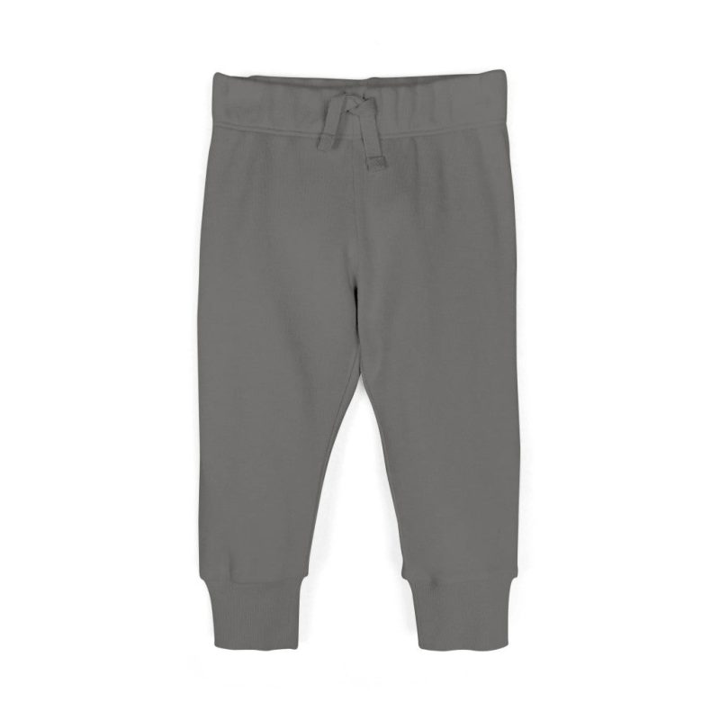 organic cruz jogger pants pewter colored organics