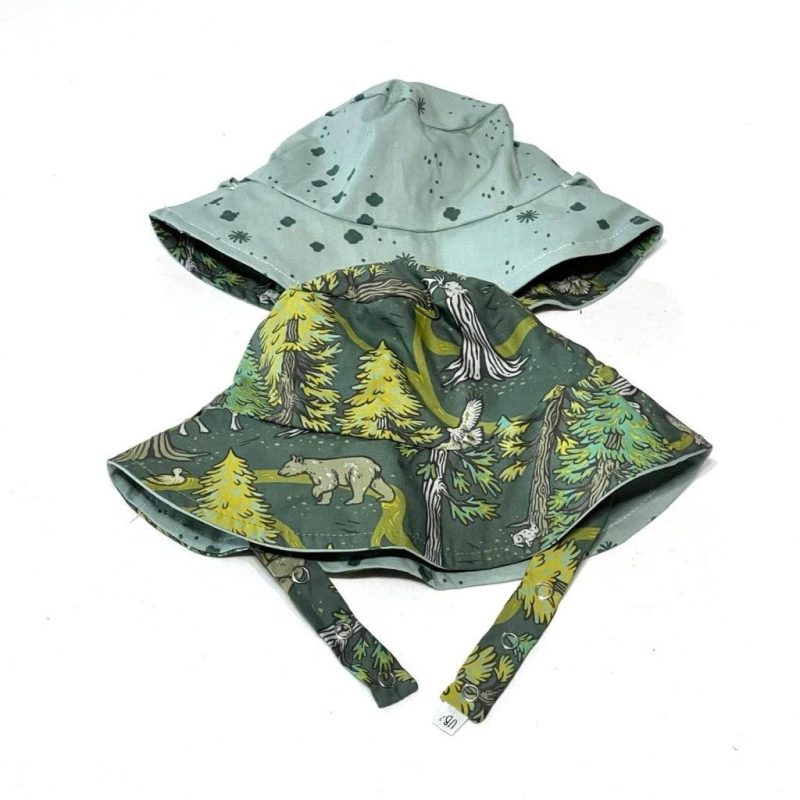 organic reversible bucket sun hat wild coast urban baby bonnet ub2