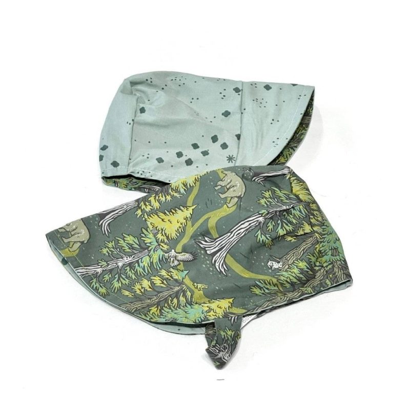 organic reversible ecobonnet sun hat wild coast urban baby bonnet ub2