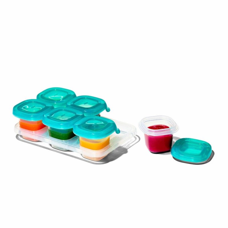 oxo tot 2 oz silicone baby blocks food storage containers