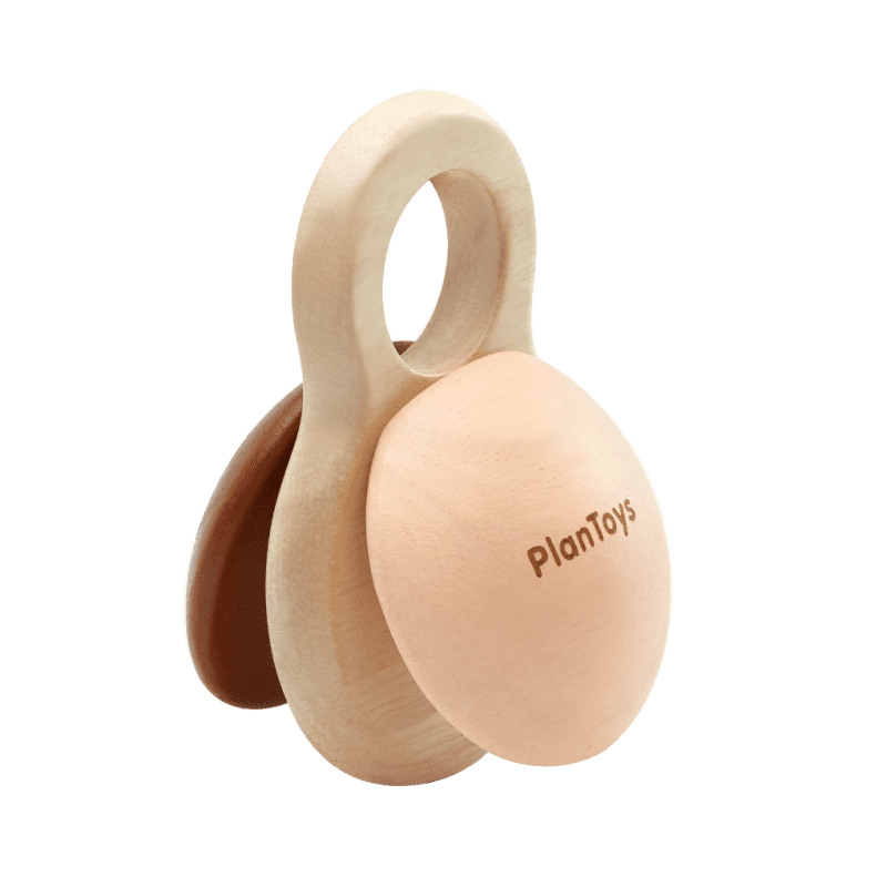 plantoys shake n clap baby rattle main image