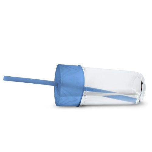 stretchy silicone straw lid with straw gosili sea cobalt 4