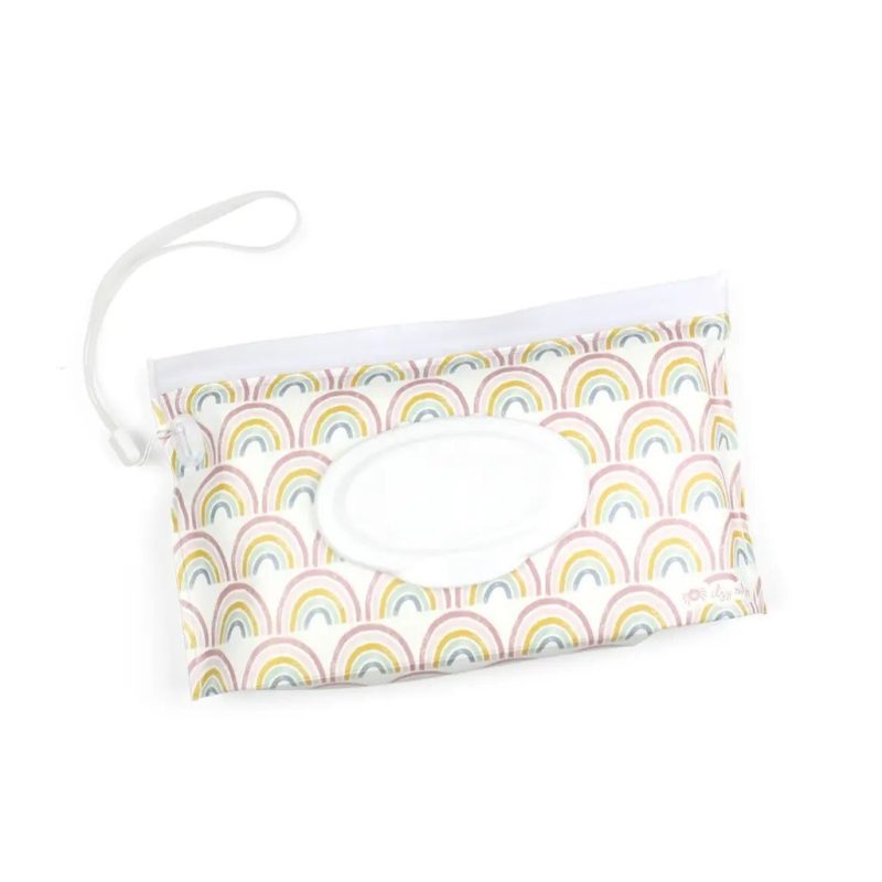 take and traveltm pouch reusable wipes case rainbow itzy ritzy