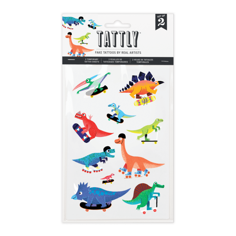 tattly rob hodgson dino derby sheet 00