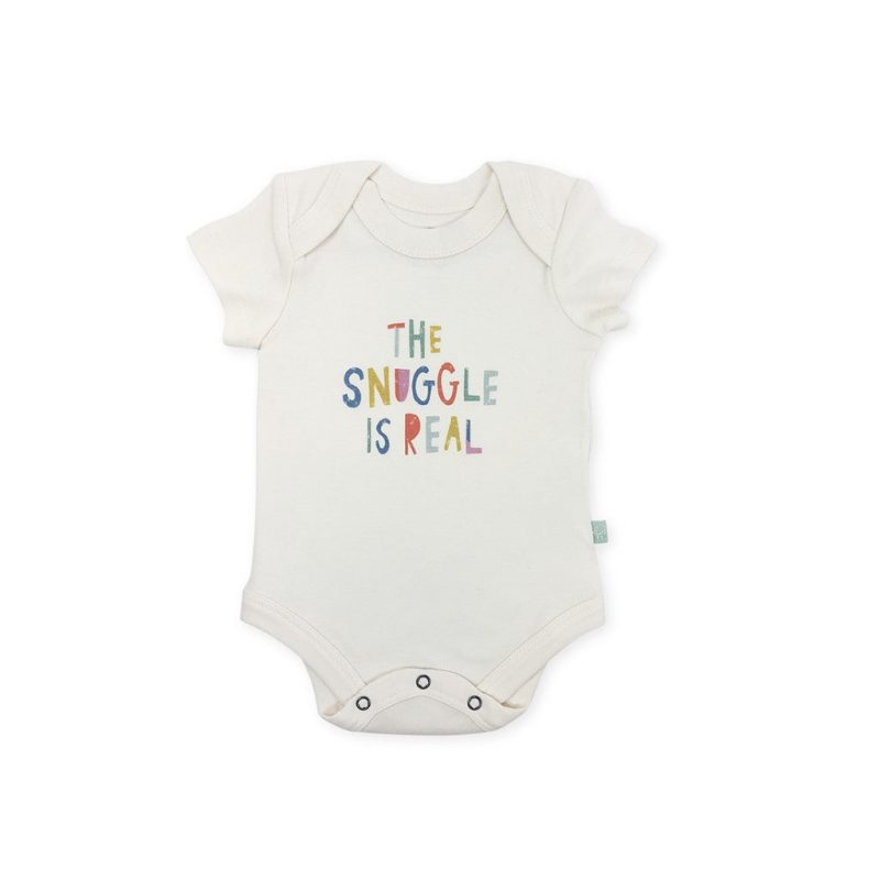 the snuggle is real organic graphic bodysuit finn emma