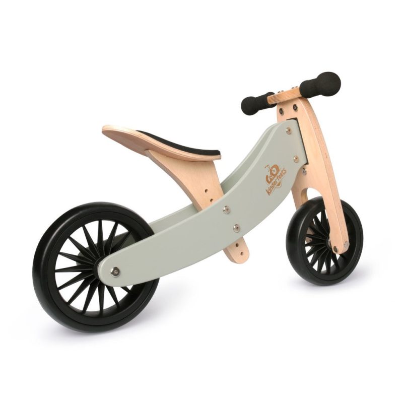 tiny tot plus 2 in 1 balance bike kinderfeets silver sage