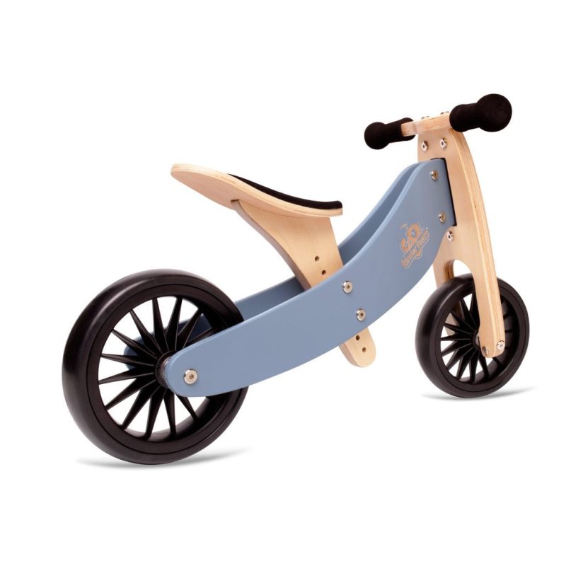 tiny tot plus 2 in 1 balance bike kinderfeets slate blue 4