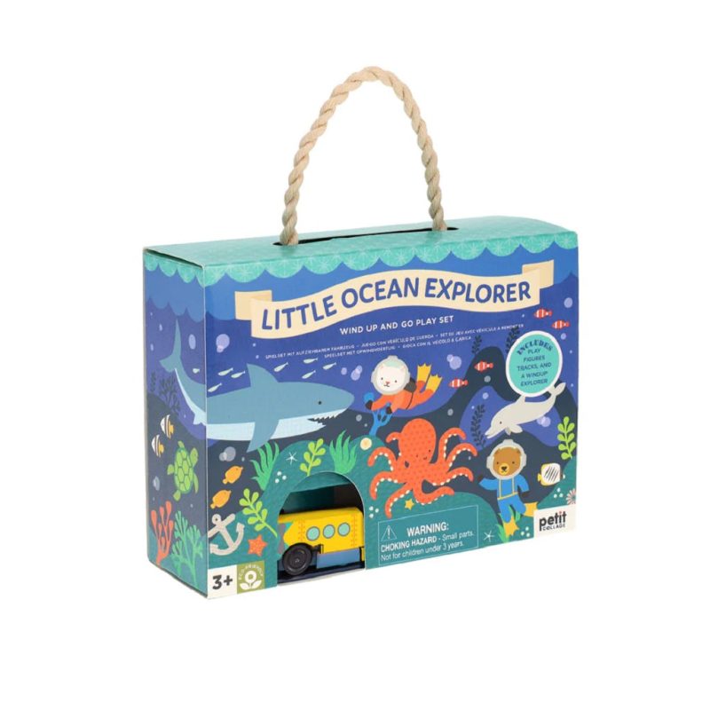 wind up go play set little ocean explorer petit collage 2