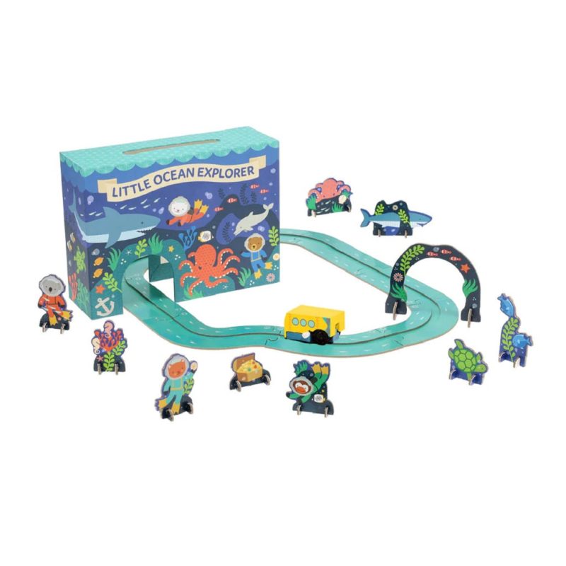 wind up go play set little ocean explorer petit collage