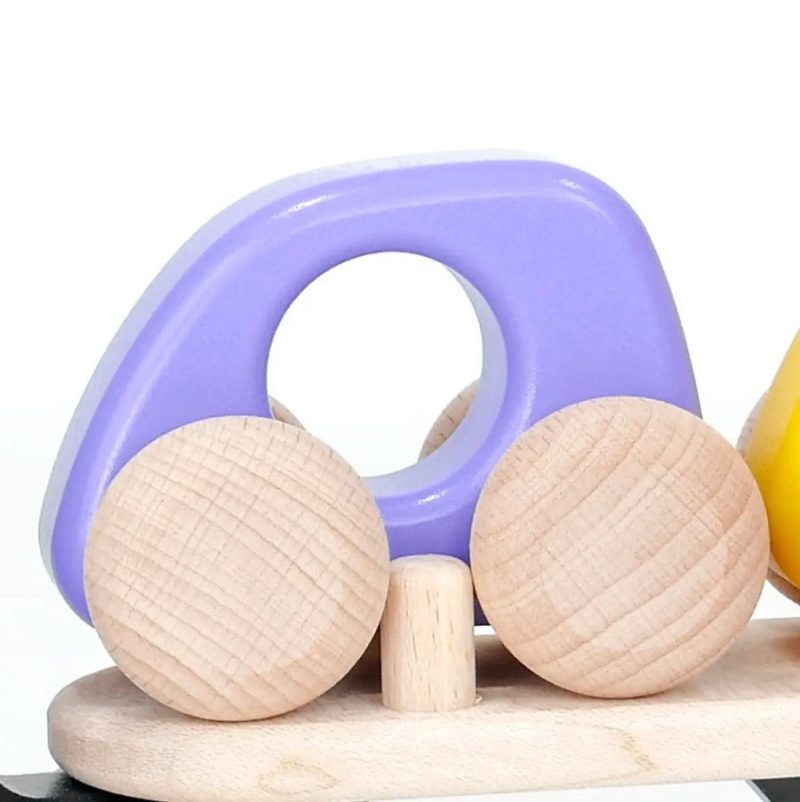 wooden mini car assorted colors bajo toys 7