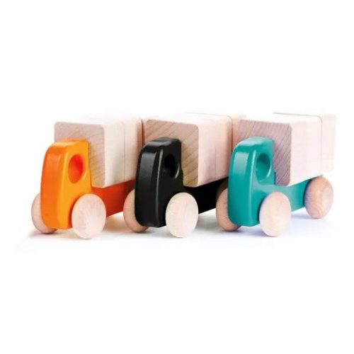 wooden truck with blocks bajo toys 6