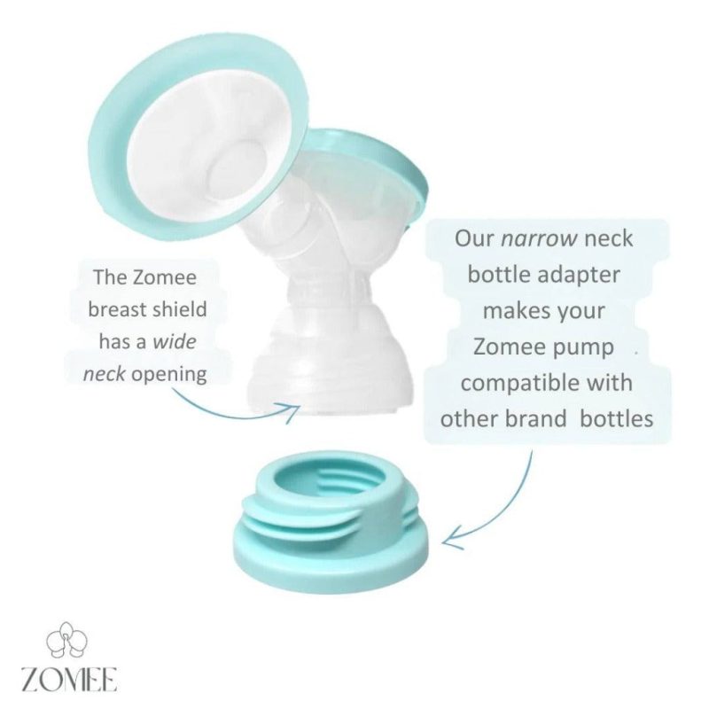 zomee breast pumps default title narrow neck bottle adapter 1a32 snba 39845016633598